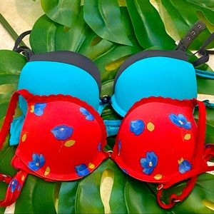 Set of 3 Gilly Hicks Push Em Up Plunge